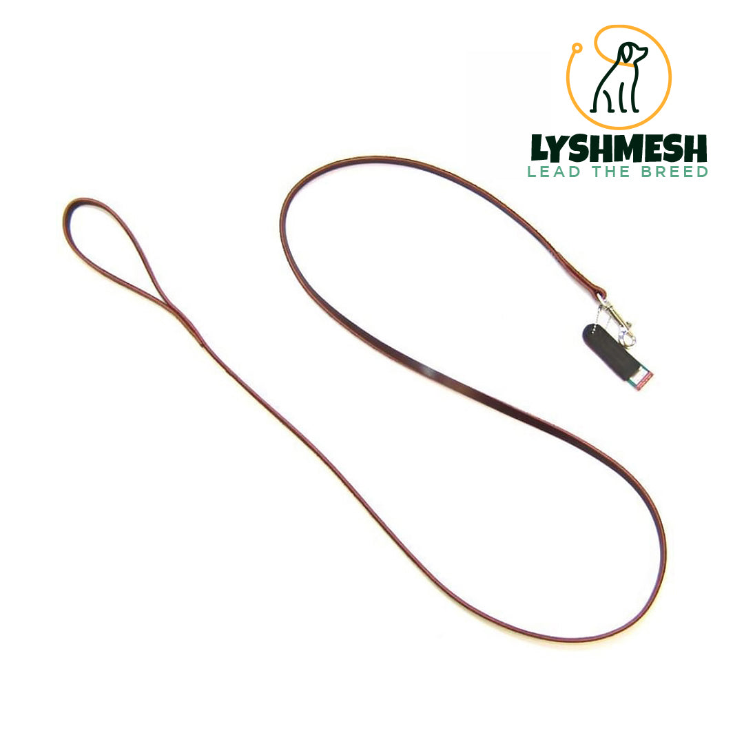 Lyshmesh - Leather Lead - 6' Long x 3/8" Wide