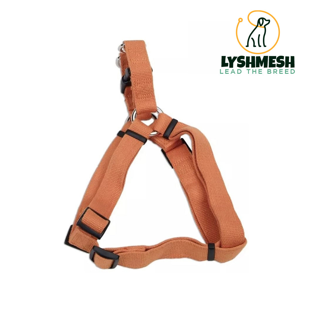 Lyshmesh - Comfort Wrap Dog Harness Pumpkin Orange - X-Small