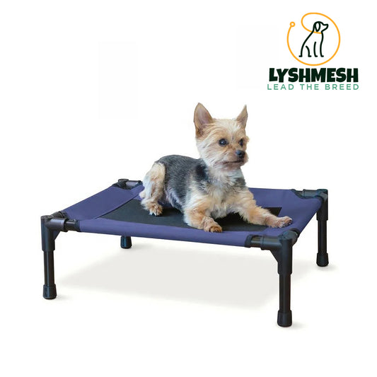 Lyshmesh - Dog Bed, Small, Navy Blue