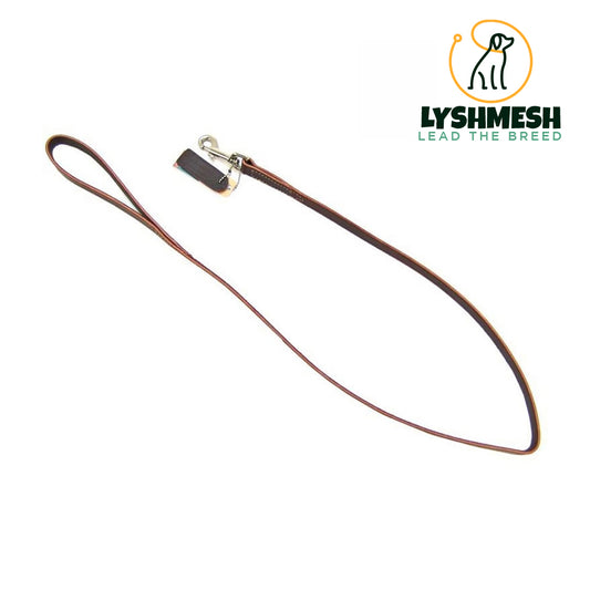 Lyshmesh - Leather Lead - 4' Long x 3/4" Wide