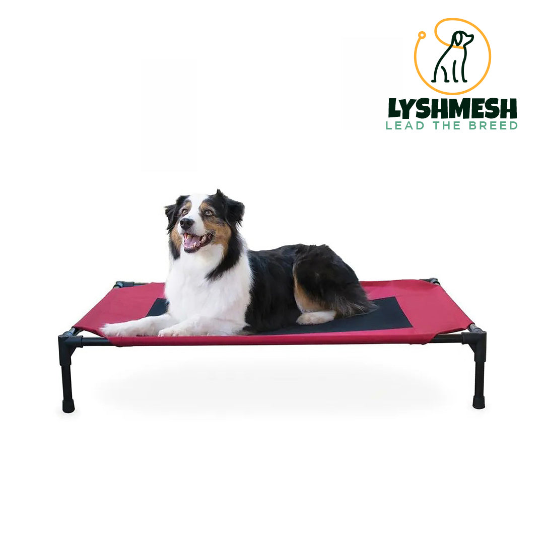 Lyshmesh - Dog Bed, Large, Red