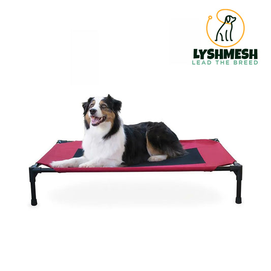 Lyshmesh - Dog Bed, Large, Red
