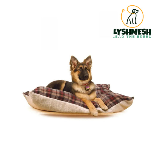 Lyshmesh - Flannel Sherpa Bed, Burgundy