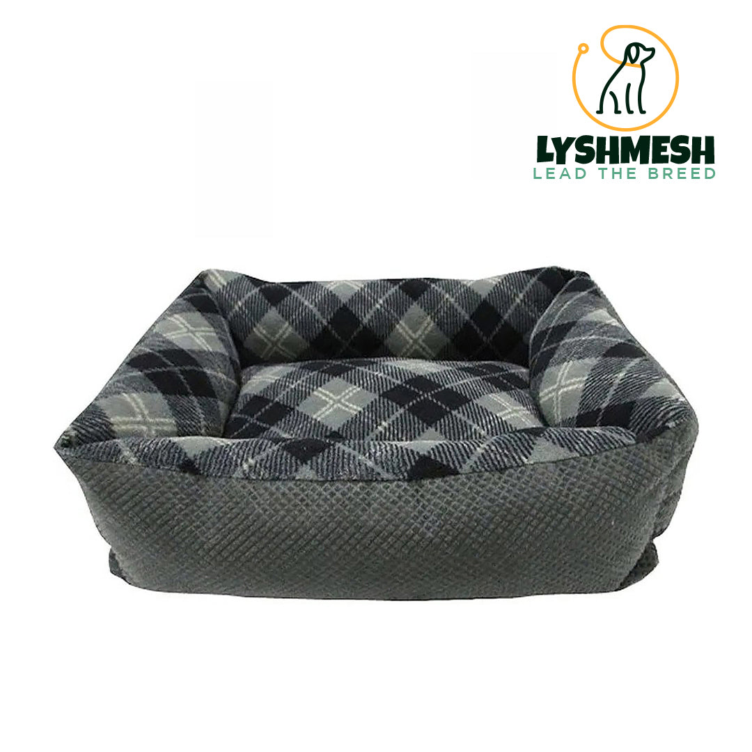 Lyshmesh - Tartan Plaid Small Pet Lounger (20"x15") Assorted