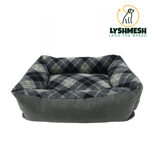 Lyshmesh - Tartan Plaid Small Pet Lounger (20"x15") Assorted